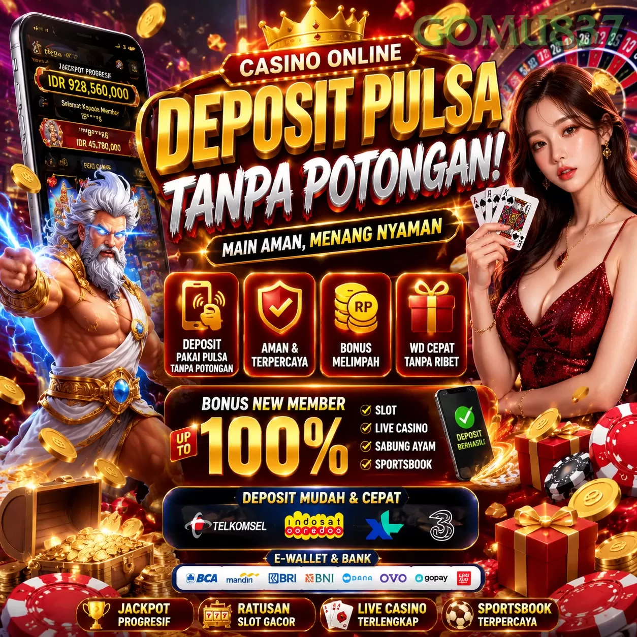 Login gomu837 Sekarang Bonus Melimpah